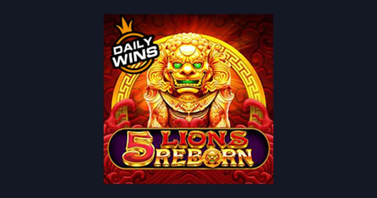 5 Lions Reborn, Slot Anti Rungkad dengan Peluang Menang Harian